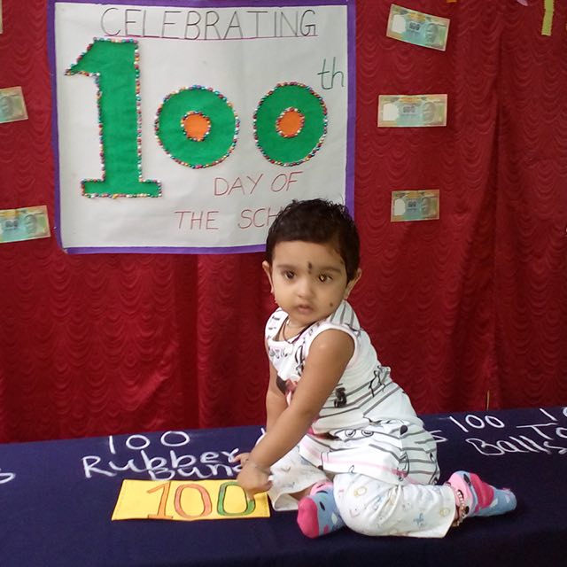Celebrating the 100th day of school