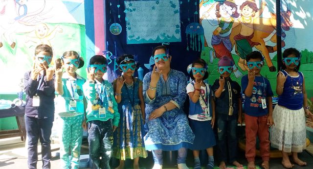 Children in fancy dress costumes